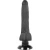 Pénis com base realístico vibratório preto - controlo remoto 18.5 cm - Image 3