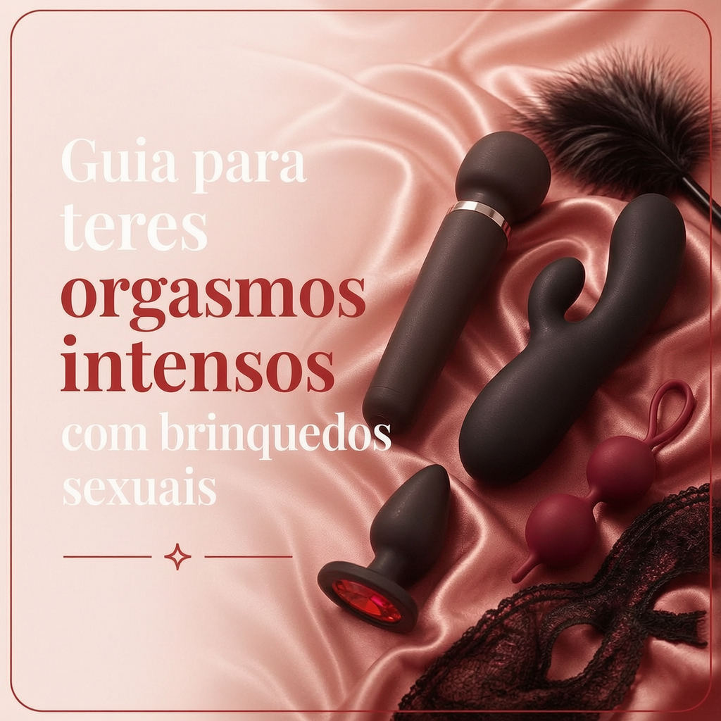 Guia para teres Orgasmos intensos com brinquedos eróticos